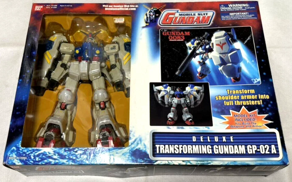 USA BANDAI 27cm MSIA MIA DELUXE DX Gundam 0083 Stardust Memory GP02A gato figure - Image 2 of 3