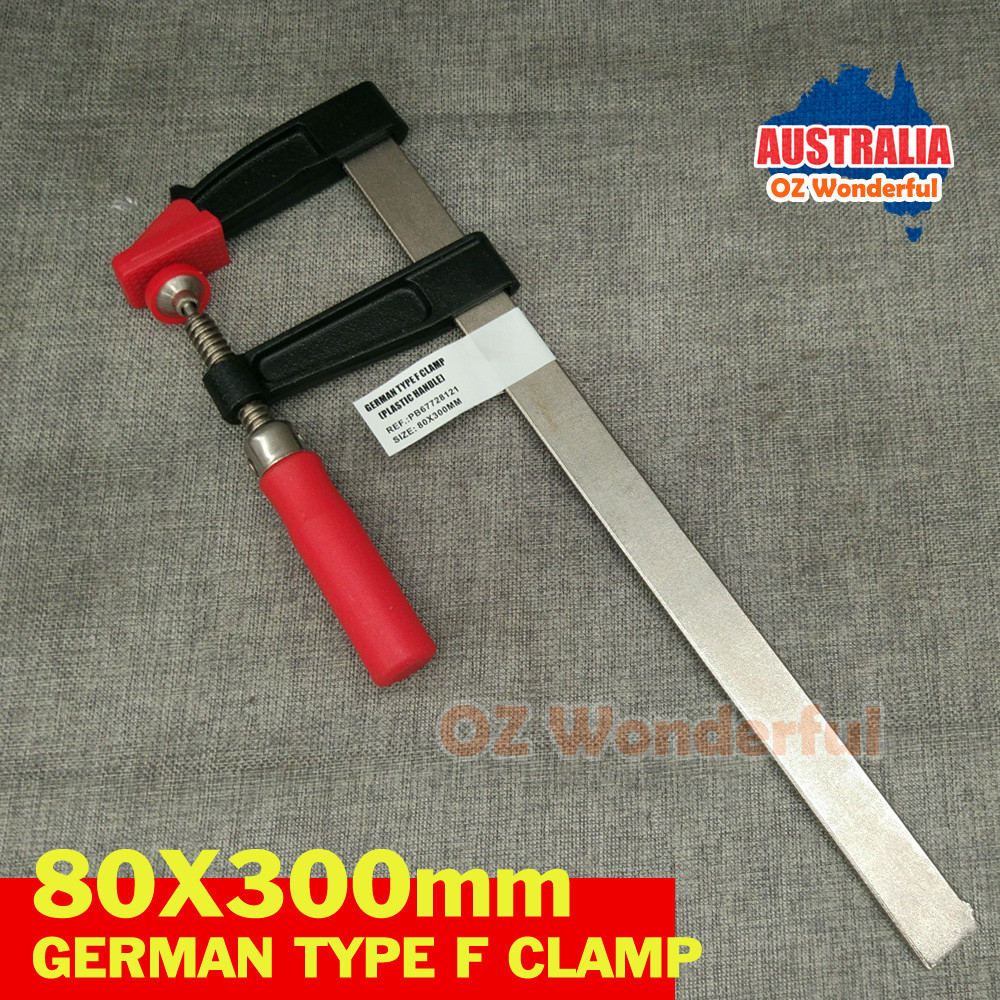 80x300mm F Clamps Germany Type F Clamps PLASTIC HANDLE eBay