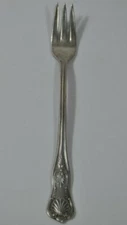 Vintage International Silver Co Cocktail Fork 6"   B.P. Initials on the Back  