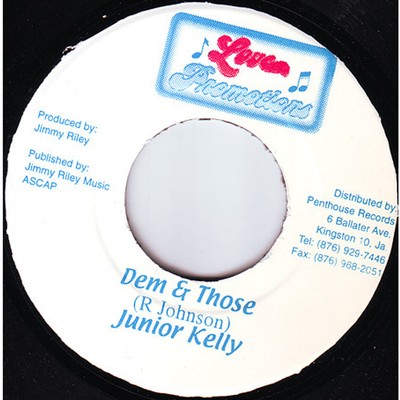 Junior Kelly - Dem & Those (Vinyl 7'' - JM - Original)