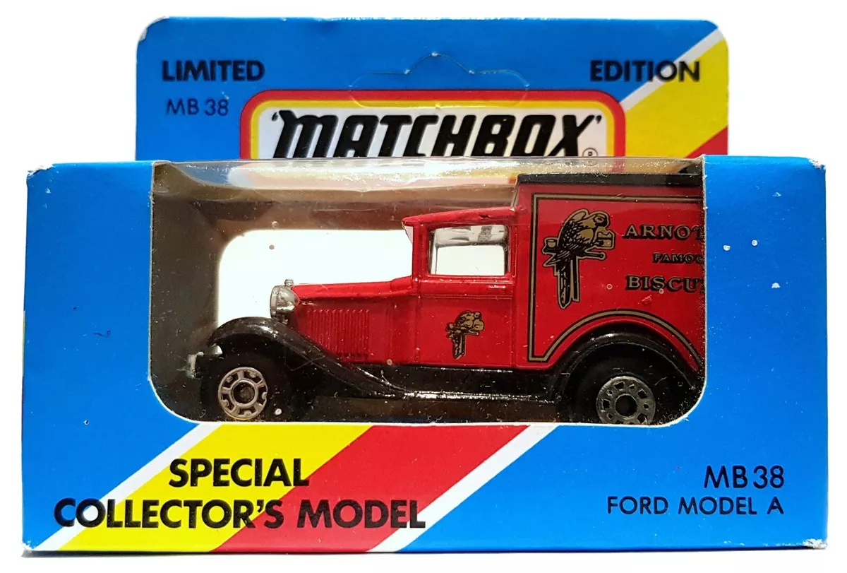 Matchbox MB 38 Ford Model A Van ARNOTT S BISCUITS MIB