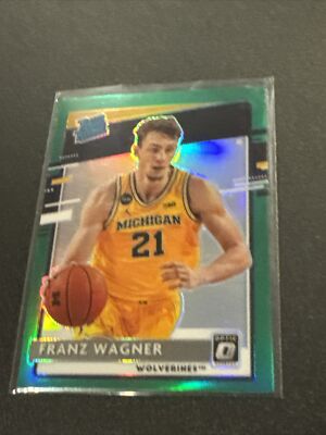 2021 Chronicles Franz Wagner Green Prizm Parallel Optic Rookie NM