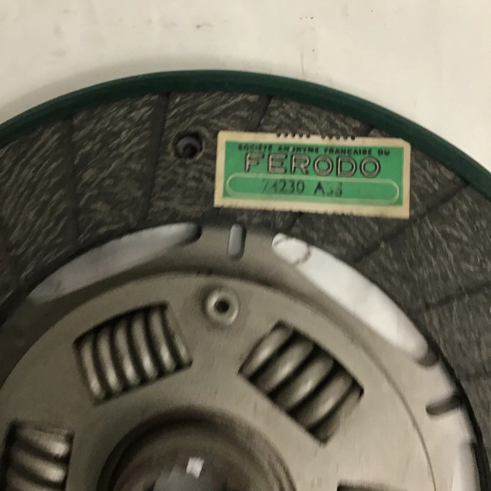 Disco de embrague Simca 1300 1301 1500 1501 Aronde NOS Ferodo 1963-75 Foto 3 de 4