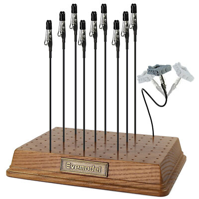Lot De 20 Pinces Crocodiles Sur Socle - Pour Aérographe, Modélisme, Soudure, Support Flexible Métal - 4