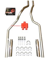 Cherry Bomb Exhaust Tips Truck Dual Exhaust Cherry Bomb Extreme Fits 99-08 Chevrolet Silverado GMC Sierra