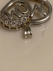 Sterling Silver 925 Mom Heart With Diamonds Charm/Pendant — photo 8