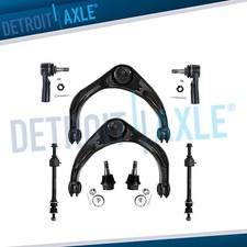4x4 Front Upper Control Arm Ball Joints Tierods For 06-08 Dodge Ram 1500 5-lug