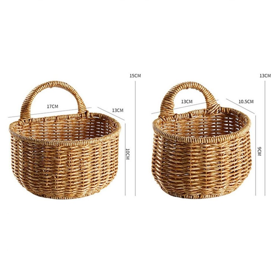 Vegetable Wall Hanging Storage Basket Wedding Flower Basket Kitchen