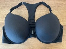 Victoria's Secret Pure Black 32D Body By Victoria Perfect Shape Front Cl Bra