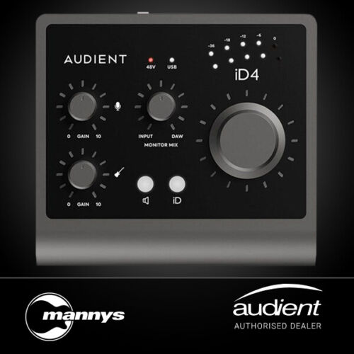 Audient iD4 MKII 2-In/2-Out Professional Audio Interface - Picture 1 of 4