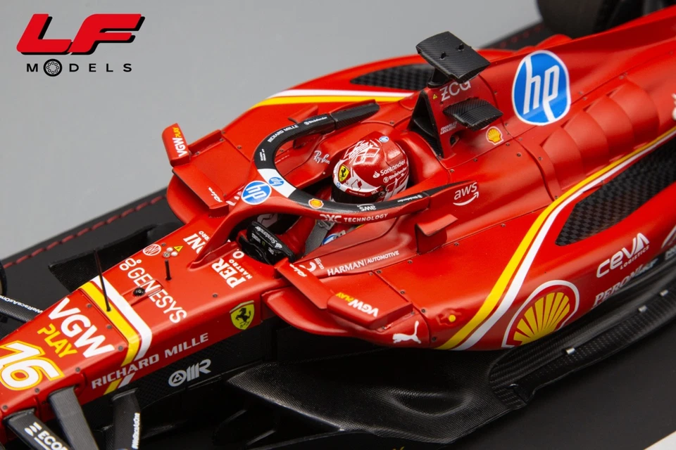 1:18 Ferrari F1 SF-24 Winner Monaco GP 2024 C. Leclerc - BBR - Immagine 4 di 4
