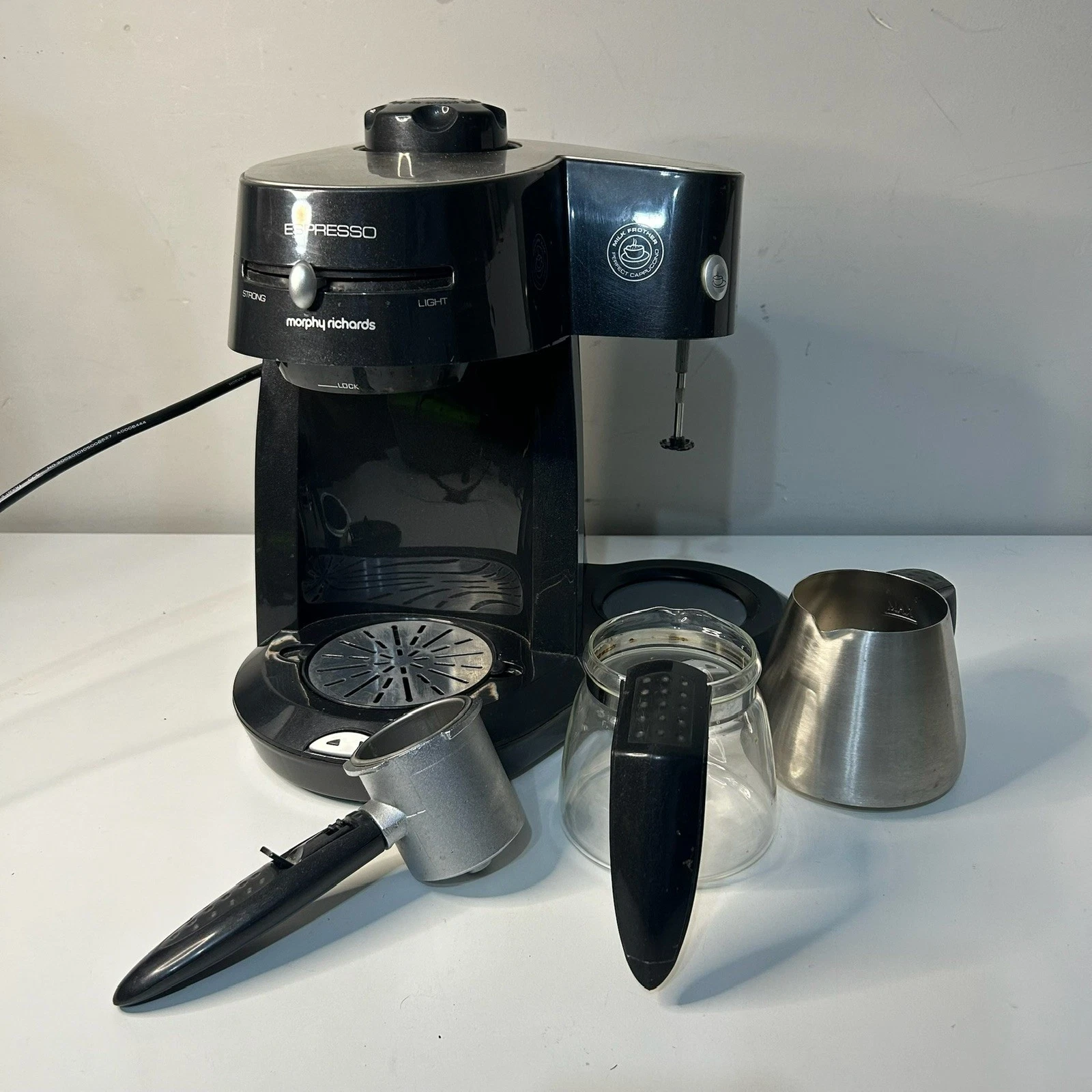 Morphy Richards Espresso Coffee Machine Automatic Milk Frother Model 47003