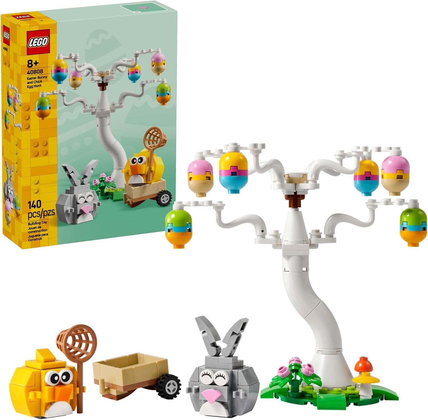 LEGO Creator 40808 Easter Bunny and Chicken Egg Hunt Building Kit 4090₽