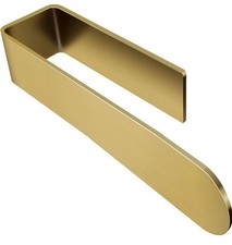 Bathroom Self-Adhesive Towel Rack, Modern Gold Stainless Steel, 9.8 Inches, New
