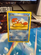 first edition krabby pokemon card - (51) - Fossil Colorless Artist Krabby 115 - Reverse Holofoil