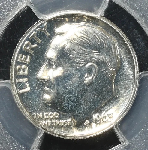1963 PCGS PR67 Roosevelt Dime