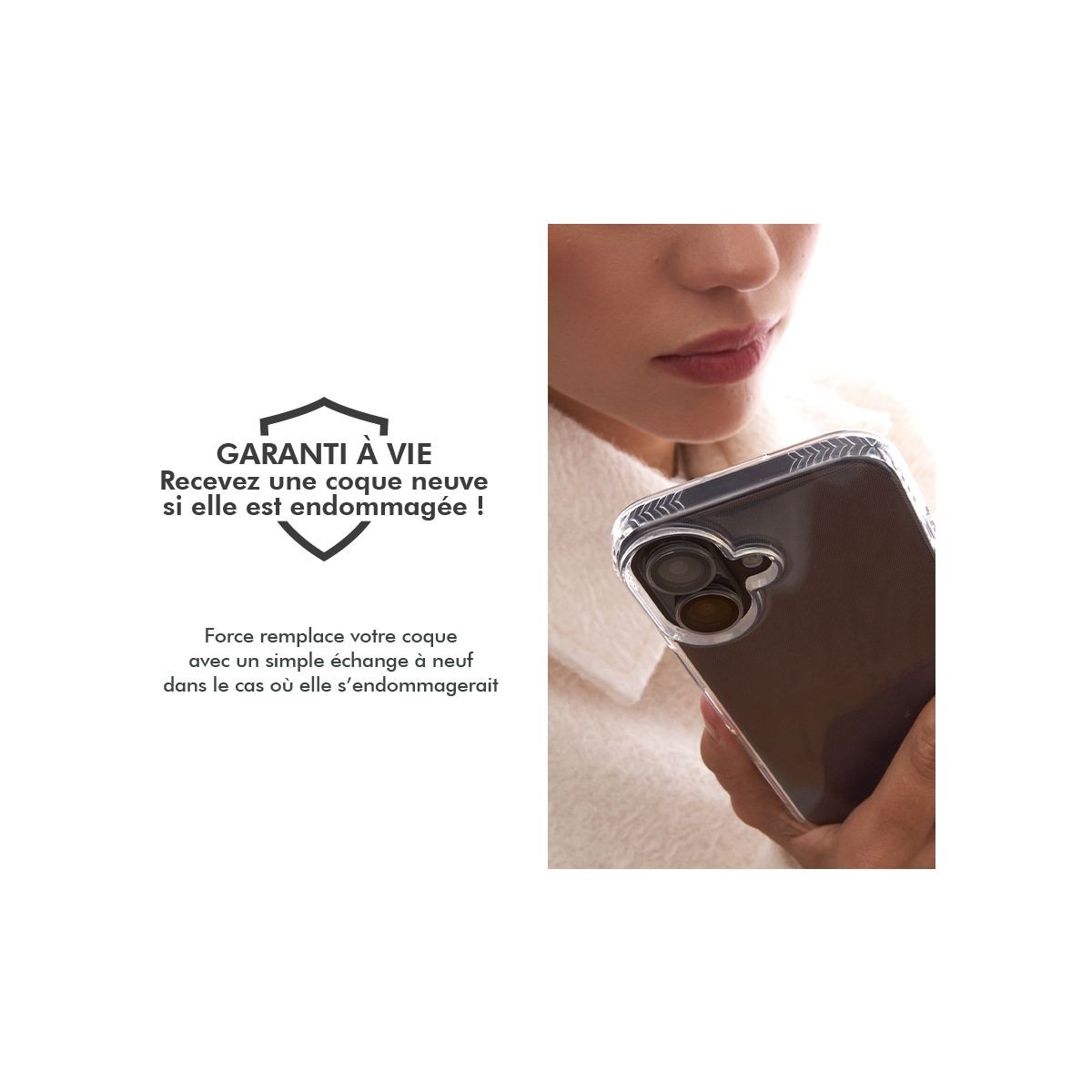 Coque FORCE CASE Pulse S26 transparente pour protection smartphone au quotidien - 4