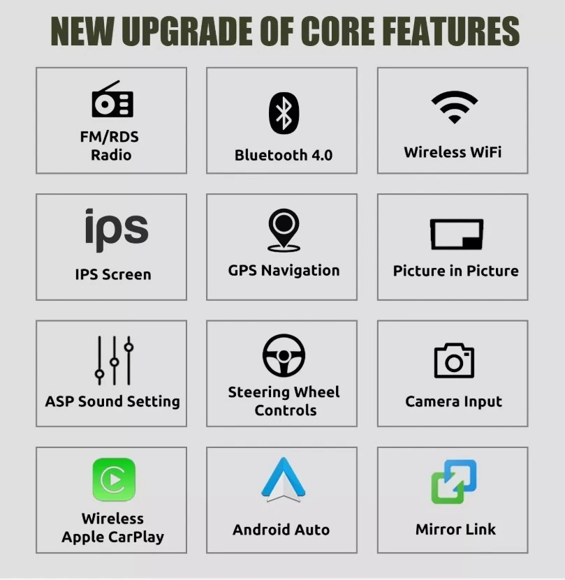 7" AUTORADIO RDS Android 13 GPS USB Carplay For VW GOLF 5 6 Polo Touran Caddy T5 - Photo 4/4