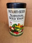 Patriot Seeds Survival Seed Vault Kit Non GMO Heirloom No Hybrids 195.375G