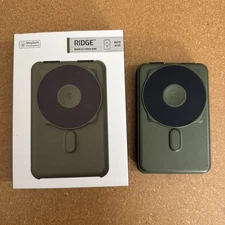 The Ridge Magnetic Power Bank Matte Olive Green 10000 mAh PREOWNED!