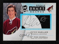 2008-09 Upper Deck The Cup Rookie Draft Boards /25 Peter Mueller #DB-PM Auto 0ll