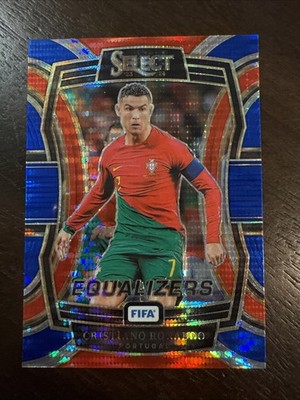 Cristiano Ronaldo 2023-24 Panini Blue Pulsar Prizm Select FIFA Equalizers #3