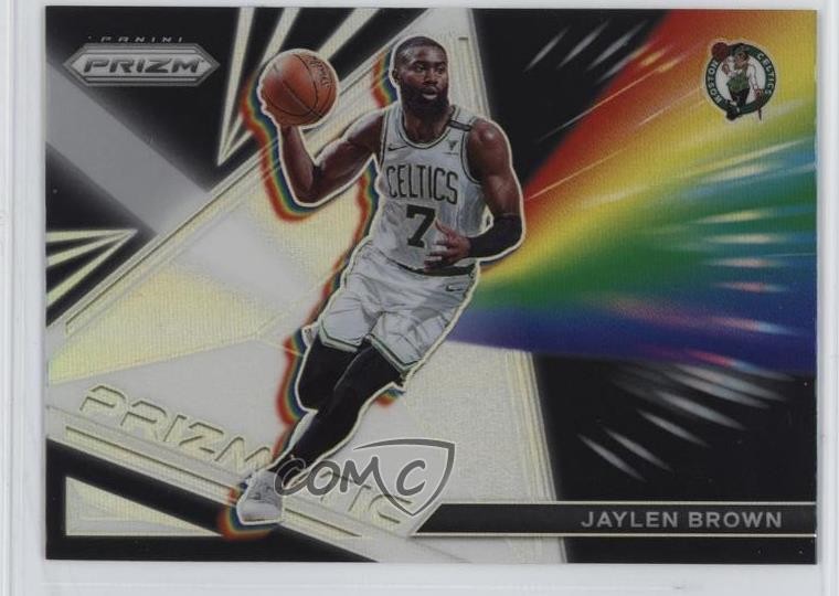 2021-22 Panini Prizm Prizmatic Silver Prizm Jaylen Brown #16 1k9t
