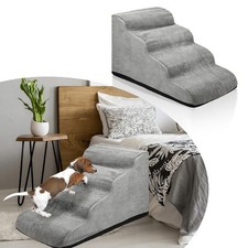 Hundetreppe Hunderampe Tragbare Aufstiegshilfe Petwalk 3/4-stufige Hundeleiter