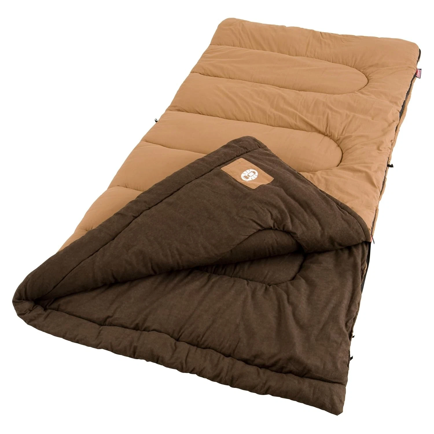 Coleman 20F Big 'n Tall Cold Weather Sleeping Bag for Adults Camping Outdoor