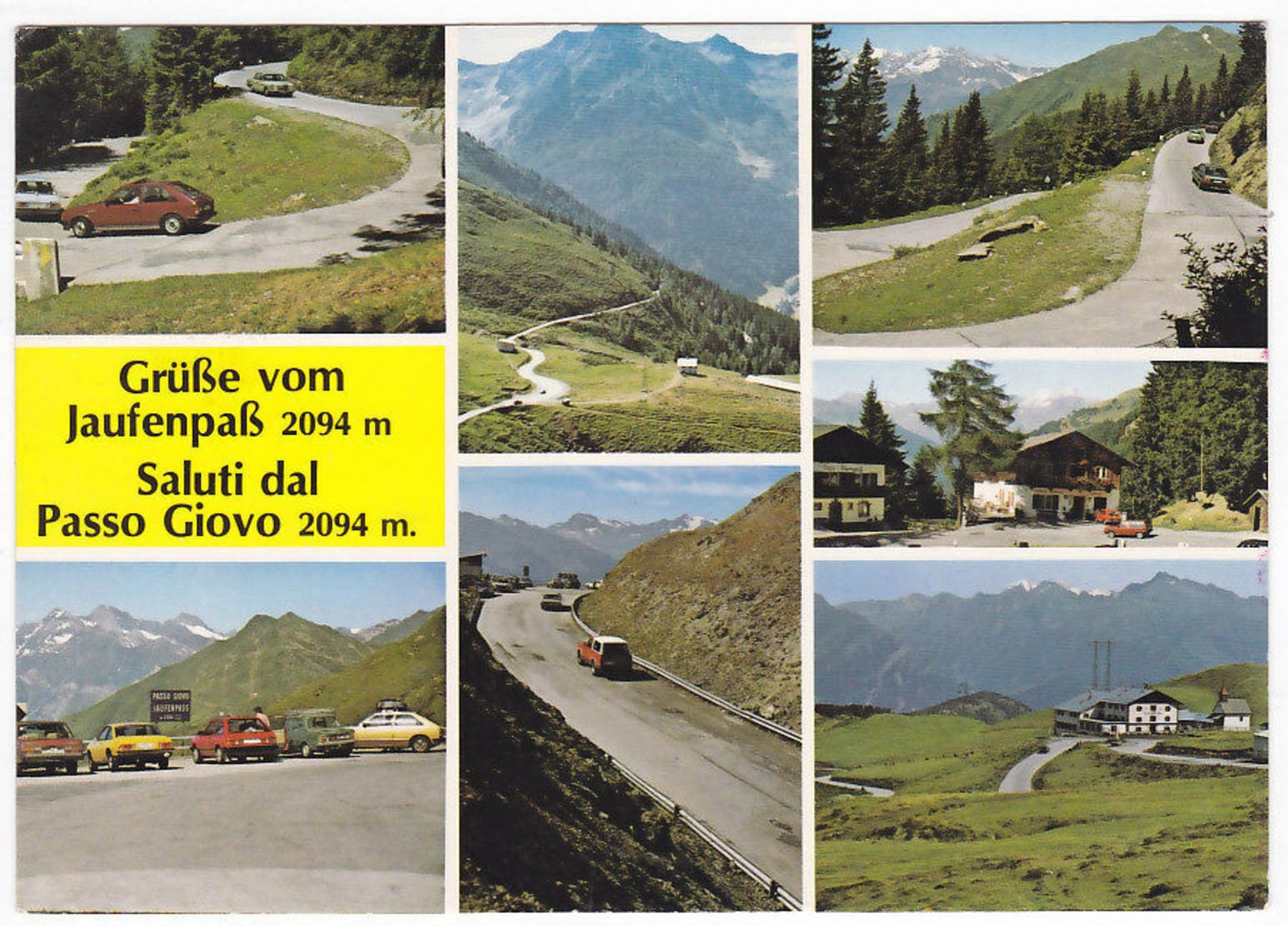 PASSO GIOVO - JAUFENPASS - BOLZANO - VEDUTINE - VIAGG. -32437-