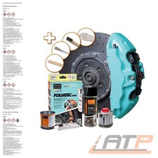 FOLIATEC BREMSSATTELLACK PEPPER MINT SET + 100ml BREMSSATTEL LACK VERDÜNNUNG