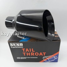Big 5in Black Exhaust Tip 2.5in Inlet Angle Double Wall For Dodge Rt Srt Ram Big 5in Black Exhaust Tip 2.5in Inlet Angle Double Wall For Dodge Rt Srt Ram