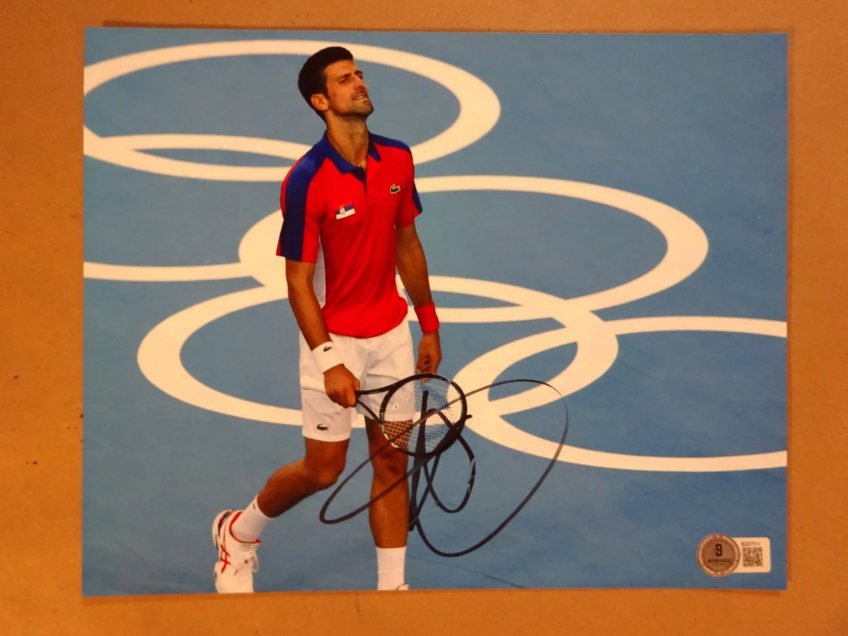 Preços baixos em Fotos autografadas-Novak Djokovic Tennis | eBay