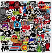 100PCS Rock Band Stickers Lot Punk Music Heavy Metal Bands Sticker Decal