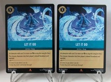 x2 LET IT GO 163/204 The First Chapter NM    non-foil Lorcana