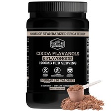 Black Forest High Flavanol Cocoa Powder  Flavonoids 7.05 oz 25 Servings