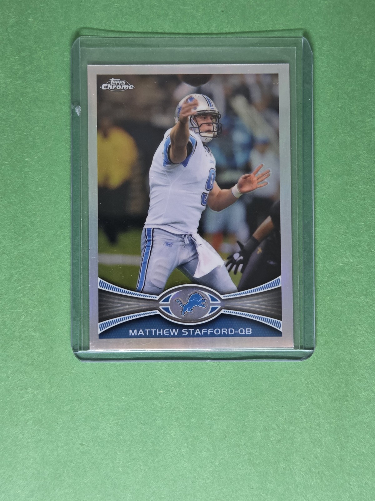 2012 Topps Chrome Refractor Matthew Stafford #126 Detroit Lions Los Angeles Rams