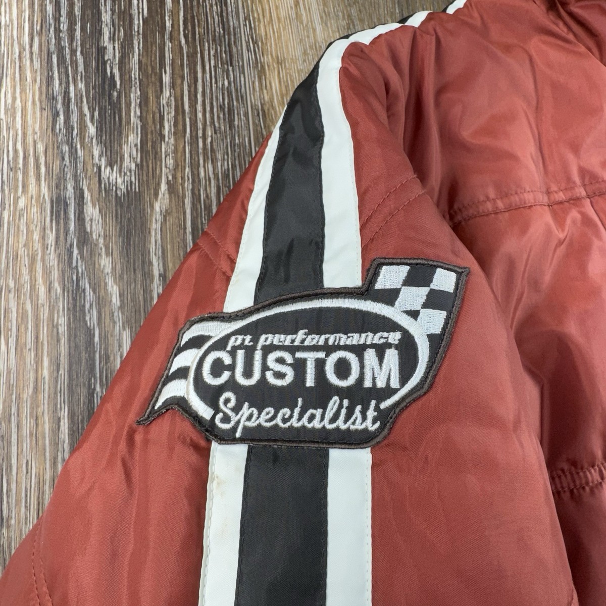 Vintage Point Zero Jacket Mens L Red Nordic Adventure Utility
