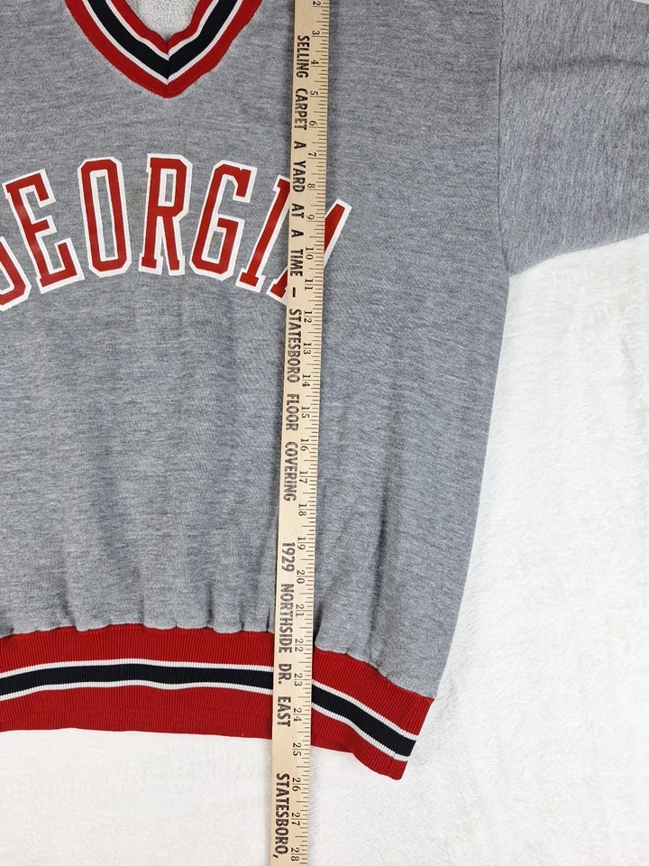 Sudadera Russell Vintage Años 70 Etiqueta Dorada Universidad de Georgia Bulldogs Hecha en EE. UU. Foto 3 de 4
