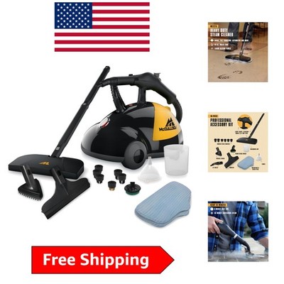 Multi-Use Steam Cleaner with 18 Accessories - Perfect for Floors, Grout & Cars