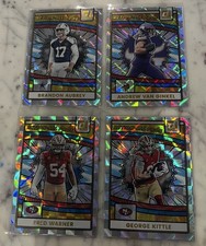 2025 Panini Donruss Action-All Pros 4 Card Lot Kittle, Warner, VanGinkle, Aubrey