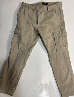 Pull And Bear Khaki  Cargo Pants Mens  Sz 38x30