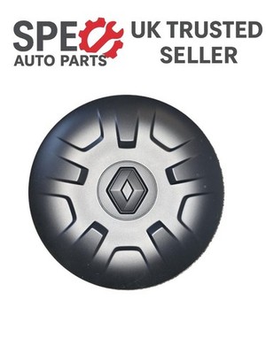 Genuine Renault Master 3 Wheel Trim Centre Hub Cap 16'' fits 2010-On BLACK LOGO