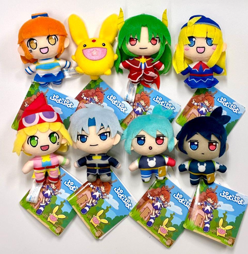 Puyo Puyo Plush Mascot Set of 8 type Amity Sig Schezo Black Arle