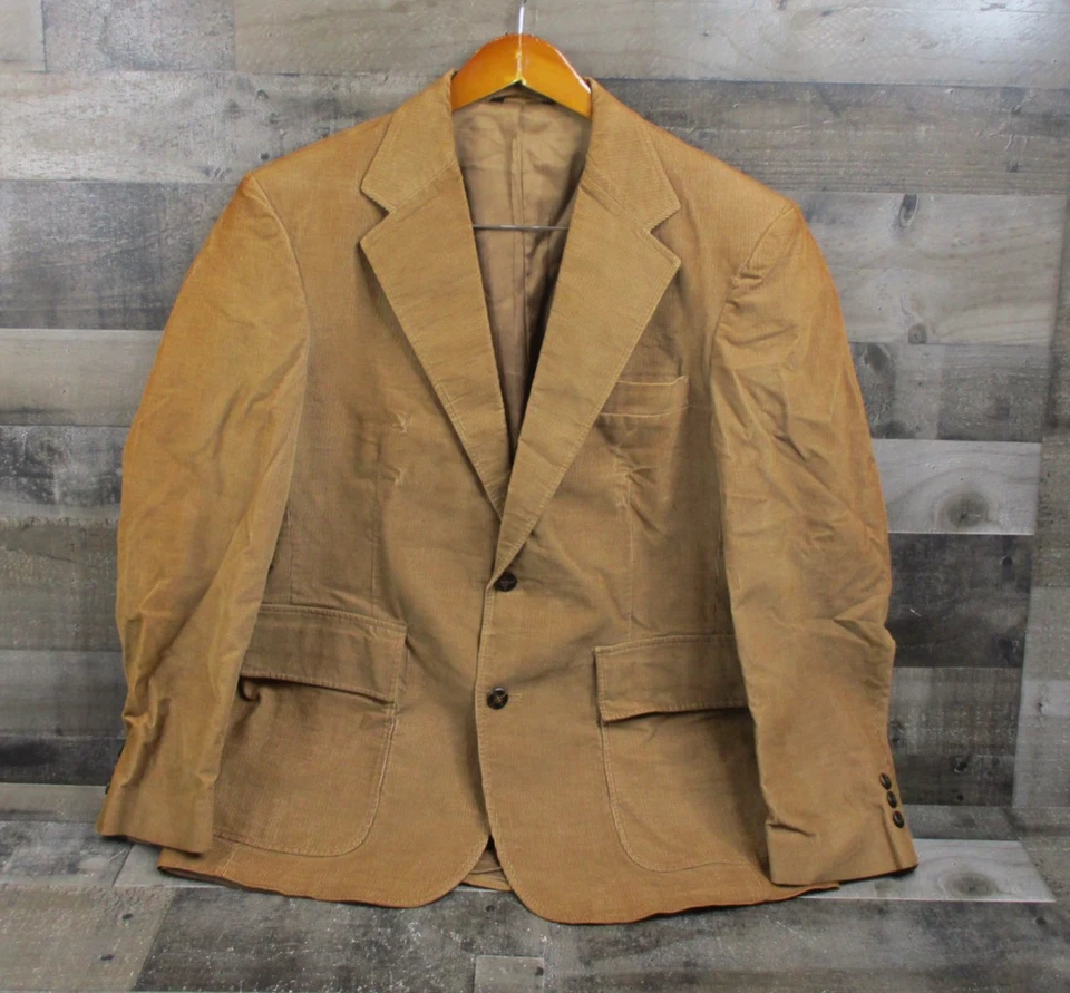 Vintage Levis Panatela Blazer Mens 42R Corduroy Sport Coat Jacket 70s Retro - Image 2 of 4