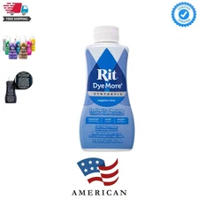 Rit DyeMore Single Bottle 7 Oz. Synthetic Liquid Fiber Dye for Clothing, Déco...