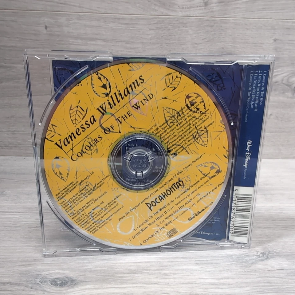 Vanessa Williams - Colours Of The Wind - CD Single - Pocahontas - 1995 Disney VG Foto 3 de 4