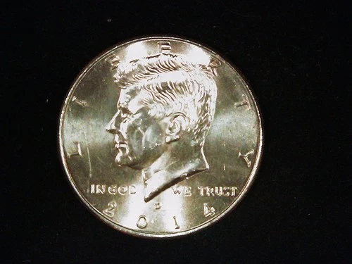2014-D Kennedy Half Dollar AU+++ (1). Free Shipping!