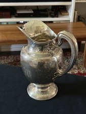 Sterling Silver Pitcher (8 half pints); 10 inches tall; Bigelow Kennard & Co.