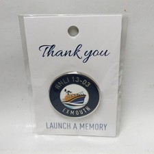 RNLI Pin Badge Exmouth Thank You Launch A Memory 13-03 Lifeboats Brooch